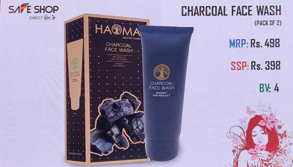 Charcoal face wash, Safe shop products